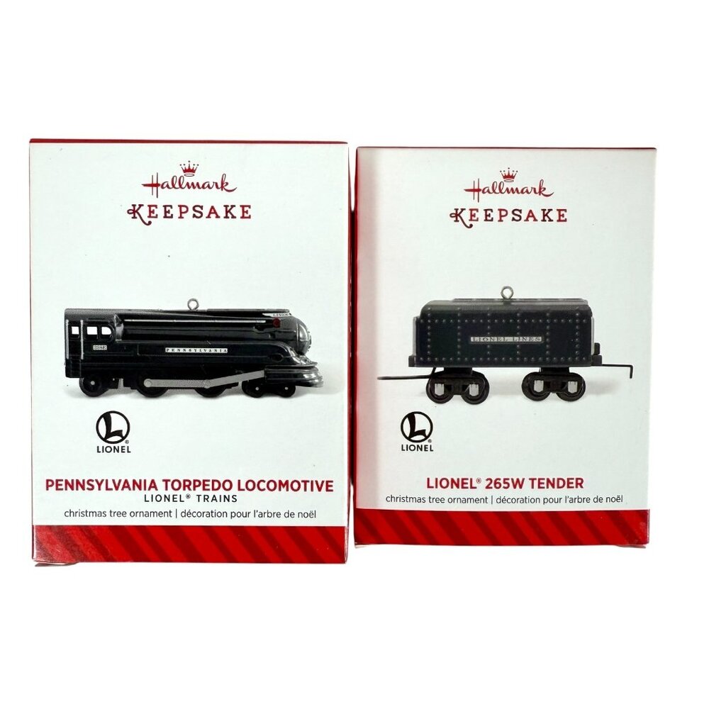 Hallmark Lionel Pennsylvania Torpedo Locomotive & Tender Lot Of 2 2014 NEW